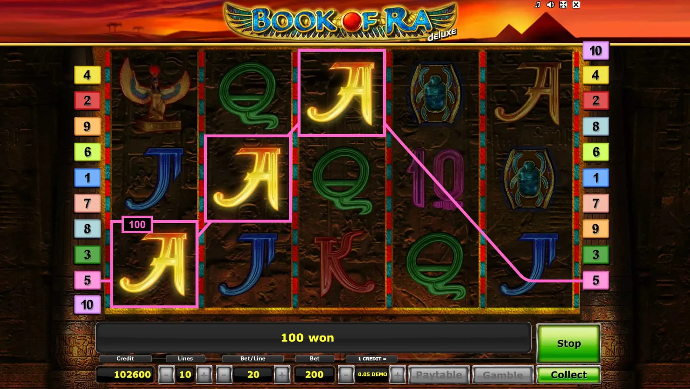 App ufficiale Book of Ra Deluxe Slot di Funstage